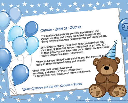 Zodiac Child Balloon Cancer2