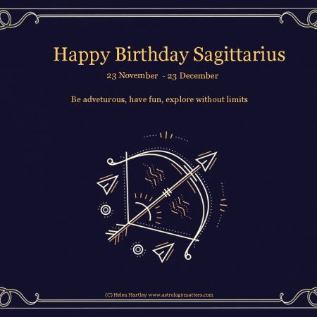 sagittarius birthday 2021 greeting