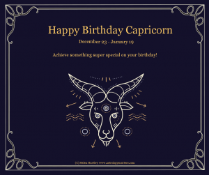 Capricorn Birthday 2021