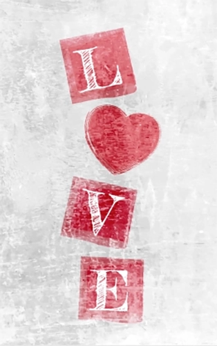 Love The word Love spelt