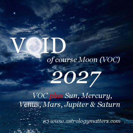 VOC Plus Sun, Mercury, Venus, Mars, Jupiter & Saturn